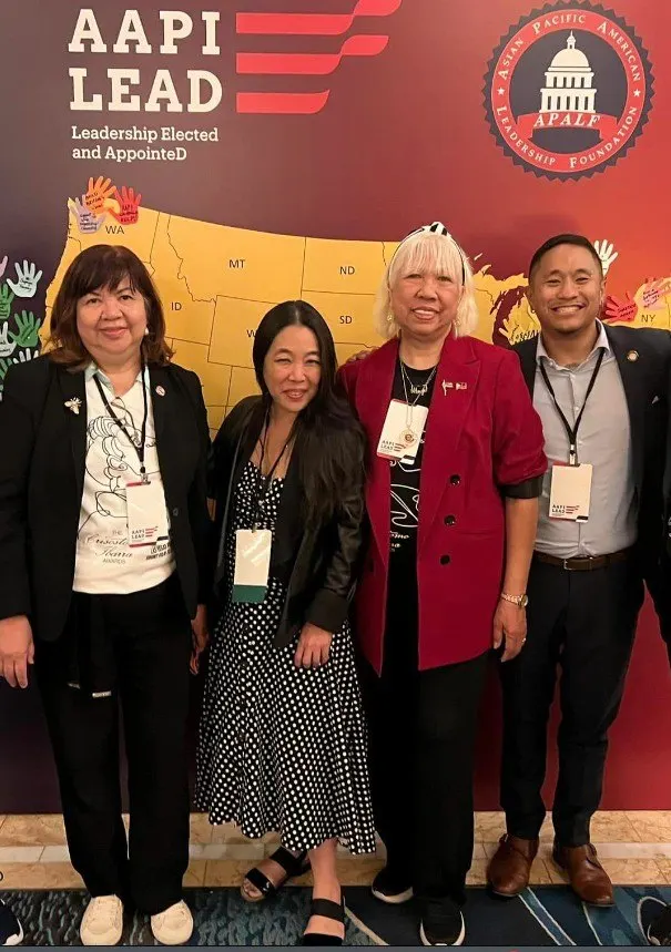 The team at an AAPI leadership event
