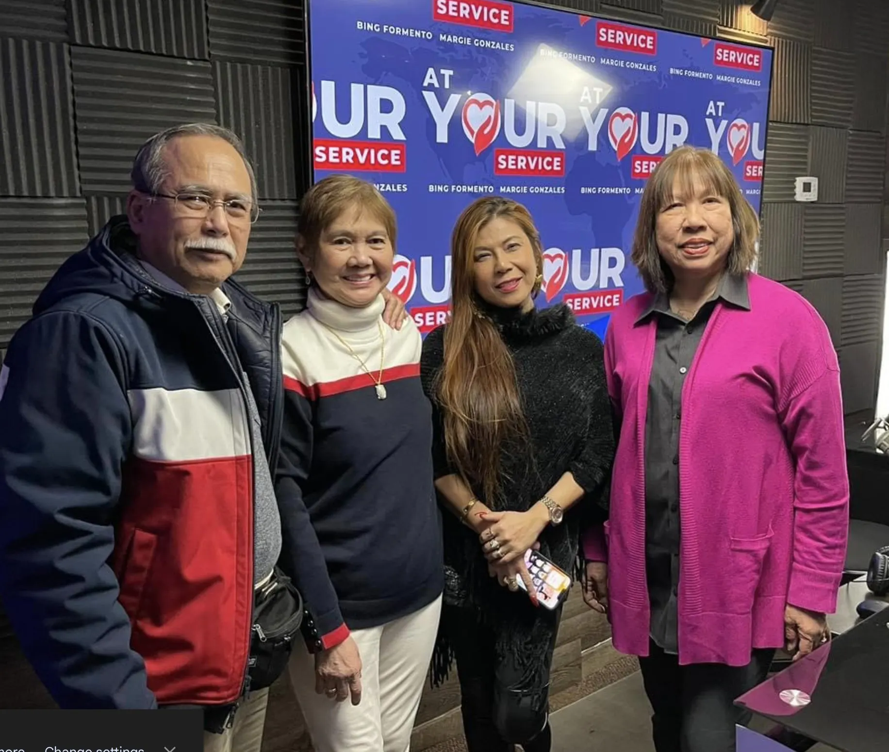 Guests of the At Your Service show
