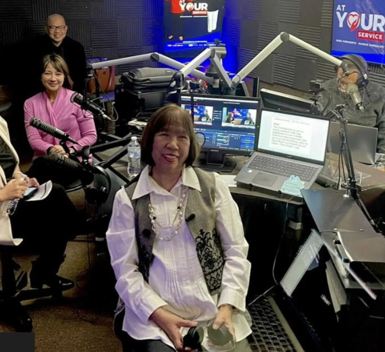 In the PHLV Radio studio